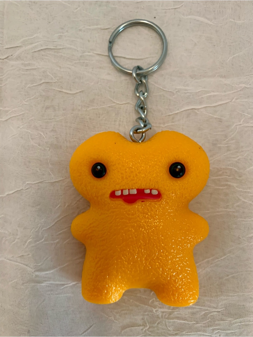 Yellow Fuggler collectible Keychain - Kids Toy